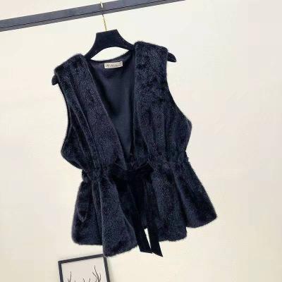 China 2022 Breathable Most Fashionable Vest Fashion Fur Vest Spring Casual Jacket for sale