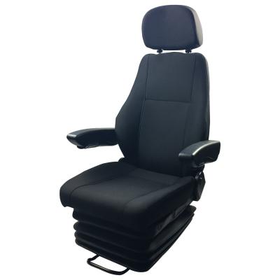 China Adjustable Black Fabric Static Mine Equipment Seat Ship Unloaders Seat for sale