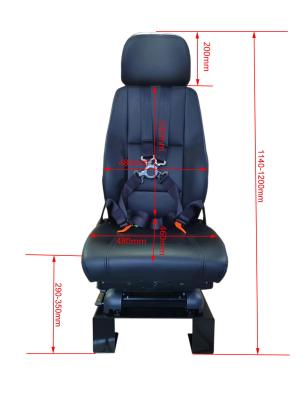 China Static Seat S802 Engineering Mechanical Vehicle Seats Overhead Crane Seat for sale