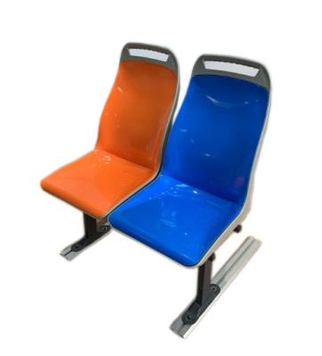 China Marine Ship ABS Plastic Passenger Seats with Fixed Backrest and Single Color Option for sale