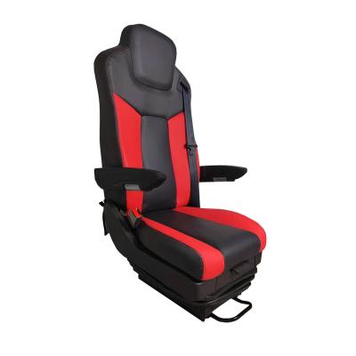 China Truck Driver Seat Air Suspension Seat for Volvo Comfortable Black and Red PU for sale