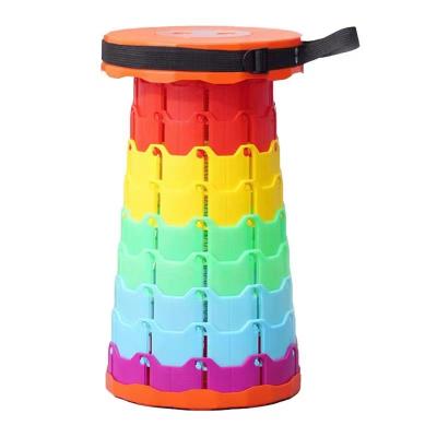 China Factory Sale Various Chair Light Weight Outdoor Plastic Retractable Stool Y-1-4 for sale