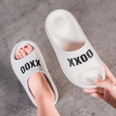 China Wholesale Waterproof Customize Fish Mouth One Pedal On Slippers For Men And Women High Quality Slides for sale