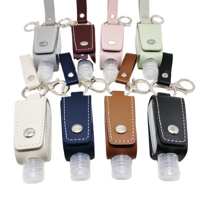 China Art Leather Holder Amazon Hot Sale 70ml Large Capacity Folk Hand Wash Sanitizer Bottle Outside The Main Use Chain for sale