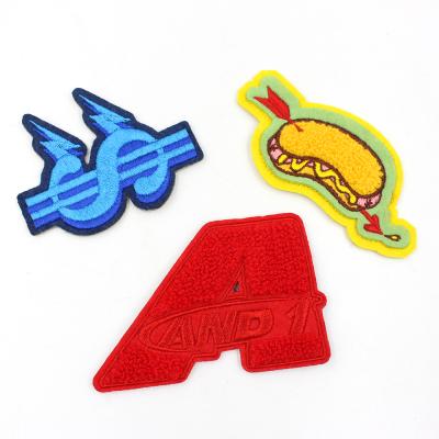 China Hot Selling Cheap Custom 3D Clothing Accessories Patches Custom Embroidery Evra Patches for sale