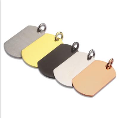 China Europe Logo Military Stainless Steel Custom Sublimation Pets ID Metal Blank Dog Tag For Men for sale