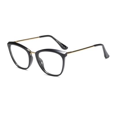 China Vintage 97614 Fashion Cat Eye Optical Frames PC And Metal New Style Optical Glasses Frames For Women for sale