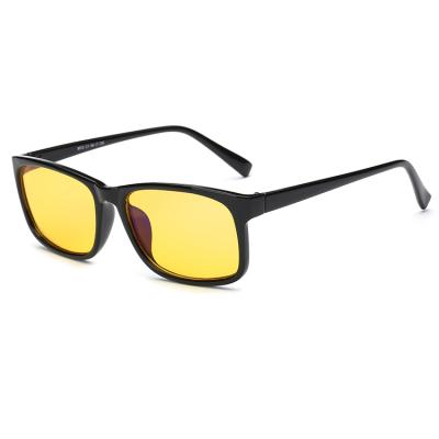 China Anti Wear Blue Light Glasses / Yellow PC Anti Blue Light Frame Fashion For Computer for sale