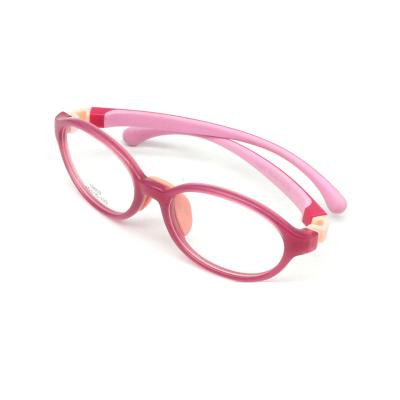 China Fashionable New Design Kids Silica Gel Glass Kids Optical Frame Custom Glasses for sale