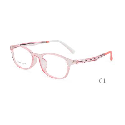 China Fashionable Custom Logo New Styles Multicolor Reading Glasses For Kids Children TR90 Eyeglasses for sale