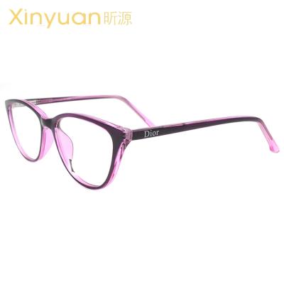 China Fashion Woman Latest Style Optical Frames PC Frame Glass Frames For Women for sale