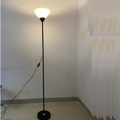 China Modern Popular Home Decor Eye Protection Simple Glass Shade Floor Lamp for sale