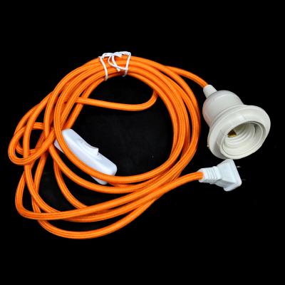 China Modern popular quality 12 feet of colorful woven light rope with on/off switch for sale