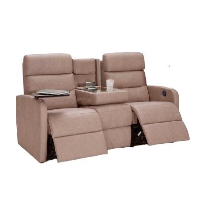 China Durable JKY Massage Furniture Modern Style VIP Seating Recliner RV Recliner Sofa Set Living Room Sofa Movie Theater Sectional Sofa 5pcs for sale