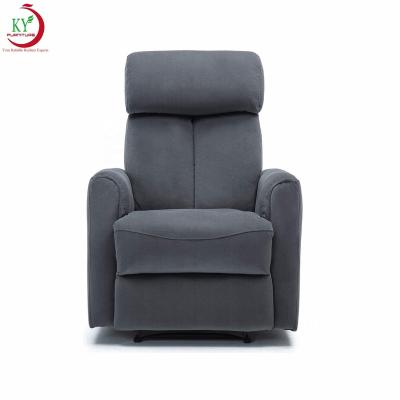 China JKY Furniture Modern Design Eco - Friendly Electric Recliner Chair With Full Good Fabric for sale