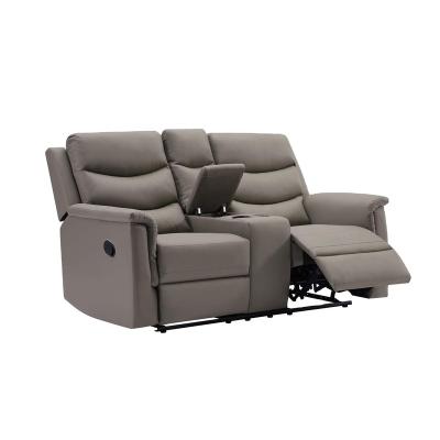 China JKY Adjustable Leather Sofa Set Reclining With Massage Recliner Movement Manual Function Loveseat(Height)Adjustable Furniture For Living Room for sale