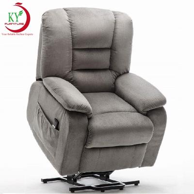 China (Size) JKY Adjustable Furniture Stuffed Power Lift Chair Recliner Massage Gaming Recliner Chair for sale