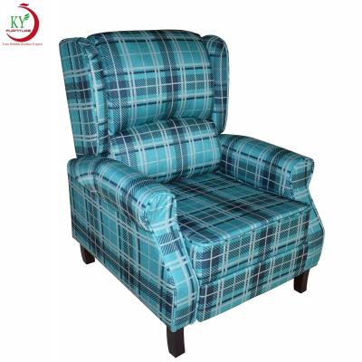 China JKY Adjustable (Height) Furniture Manual Relaxing Lounge Push Back Recliner Chair Leisure Chair for sale