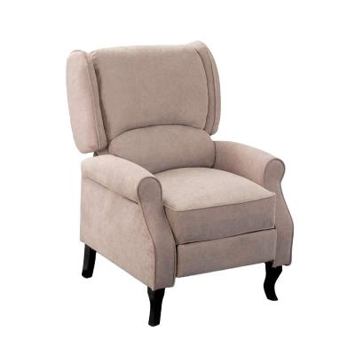 China JKY Furniture Foldable Armchair Sofa Chair Reclining Fabric Adjustable Push Back Recliner Chair for sale