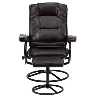 China JKY Adjustable Furniture Manual Swivel (Other) Recliner With Adjustable Ottoman Chair Leather Folding for sale