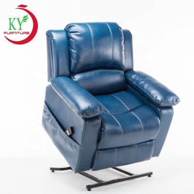 China JKY Eco-friendly Furniture Elderly Leather Electric Power Lift Recliner Hospital Chair For Disabled for sale