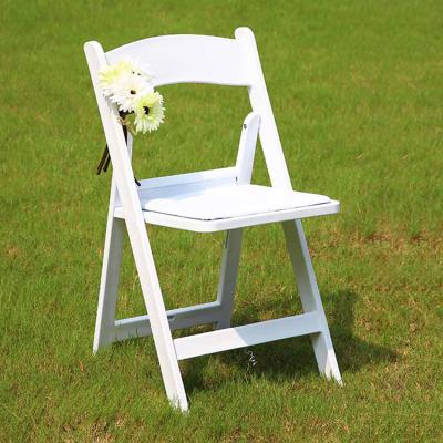 China Water Proof On Sale Cheap Resin Folding Chairs Folded White Stackable Wedding Chairs For Events Plastic for sale