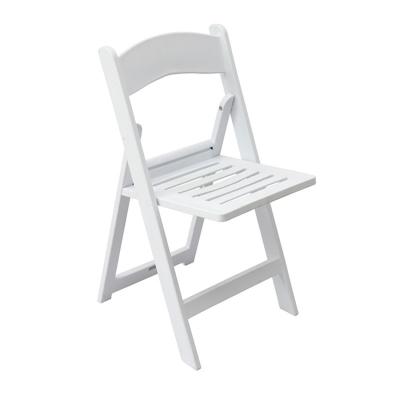 China Water Proof On Sale Cheap Resin Folding Chairs Folded White Stackable Wedding Chairs For Events Plastic for sale