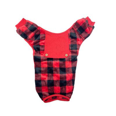 China dog apparel super soft printing high quality plaid shirt for dog hoodie pet clothes for sale