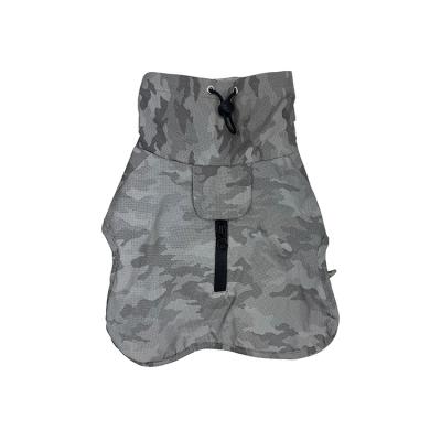 China Viable High Quality Dog Camouflage Vest Cooling Breathable Design Waterproof Dog Rain Coat for sale