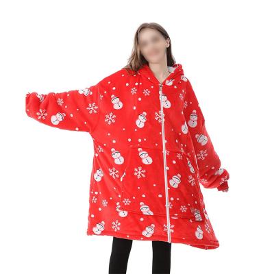 China PORTABLE online hot sale custom designer hoodie floral print hoodie oversized blanket Amazon TV cover for sale