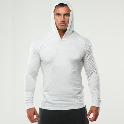 China Men's Long Sleeve Fitness Anti-Wrinkle Hoodie Stringless Hoodie Lightweight Cotton Sweatshirt Tracksuit for sale