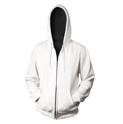 China Custom Men's 100% Cotton Zipup Full Zip Skull Full Zip Hoodie 100% Body Zipper Hoodie for sale