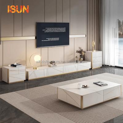 China Postmodern single height living room household tea table (the other) tea table TV cabinet luxury marble combination adjustable for sale