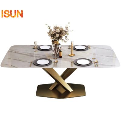 China Nordic adjustable fast delivery luxury complete slate dinner table dinner table (the other) for sale