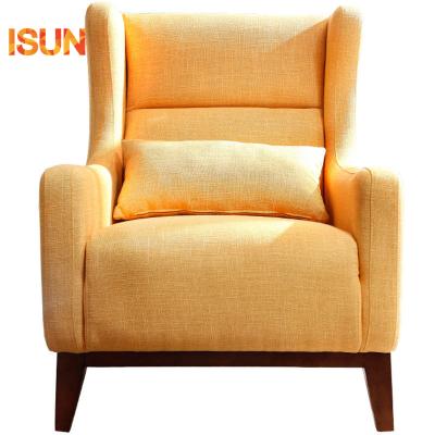 China Living room study balcony bedroom yellow tiger chair (the other) single seat fabric single seat adjustable American sofa chair leisure for sale