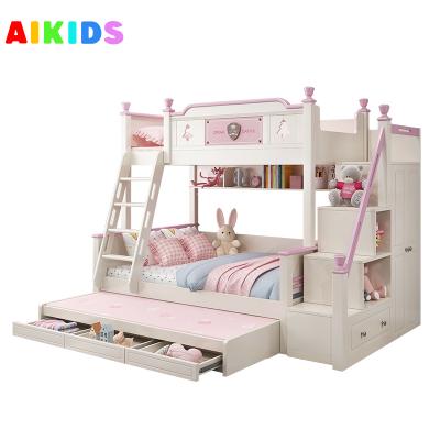 China Cozy crib pink dabal kids sheet ODM set rocket loft twin bed for kids for sale