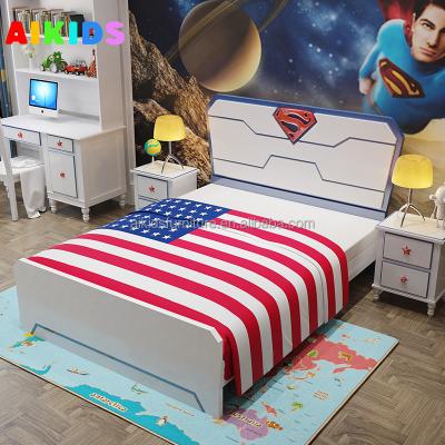 China Foshan Supplier Cozy Kids Cover Bed Children Cartoon Bedspread Children's Beds for sale