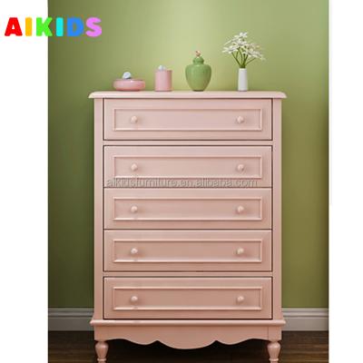 China (Other)Adjustable Custom Solid Wood Chest Full Drawers Storage Furniture Bedroom Storage Furniture Kids Solid Wood Cabinet for sale