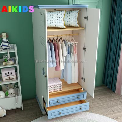 China (Other) Factory Customized Adjustable E1 Grade Environmental Protection Material Child Wardrobe Closet for sale