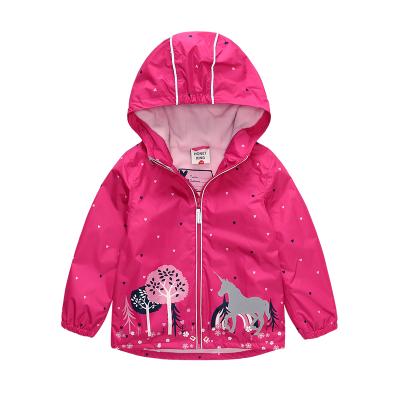 China OEM Customization Raincoat Baby Boys And Girls Custom Woven Rain Jacket Kids Clothes Rain Jacket for sale