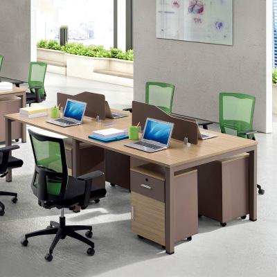 China New Design Extendable Moq Google Office Staff Workstation Table Tiktok Staff Table Modern Wooden Office Furniture ZERO PANEL, PANEL for sale