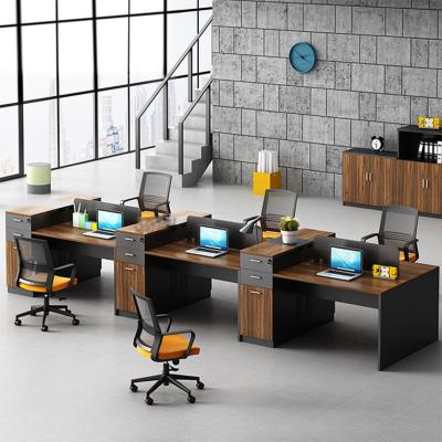 China Customized various factory sale one-piece office staff table workstation office staff room table convertible for sale