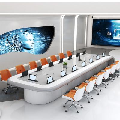 China Customized Desks One Piece Ddp Desk Furniture Conference Table Google Extendable Wooden Elegant Wholesale Modern Executive Table for sale