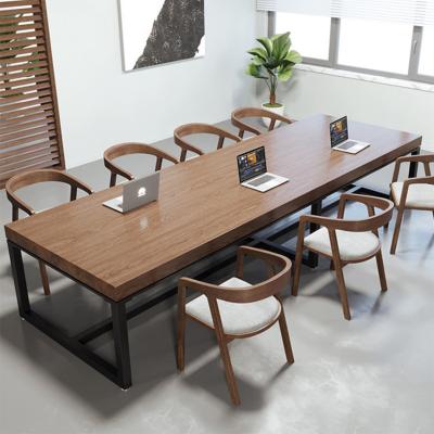 China DDP tiktok google hot sale meeting table modern expandable meeting table wood discussion desk table for sale