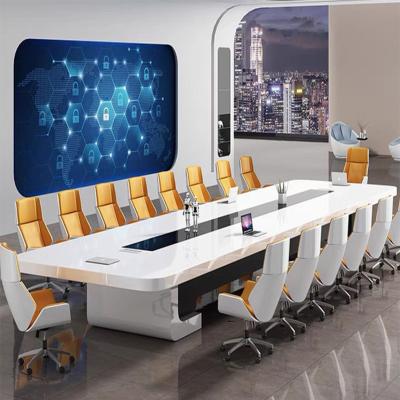 China DDP shopify extendable one piece custom meeting table solid wood meeting desk discussion conference desk for sale