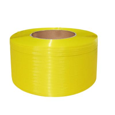 China Manual Manual Wrapping Machine Packing High Quality Yellow Color PP Strapping Belt for sale