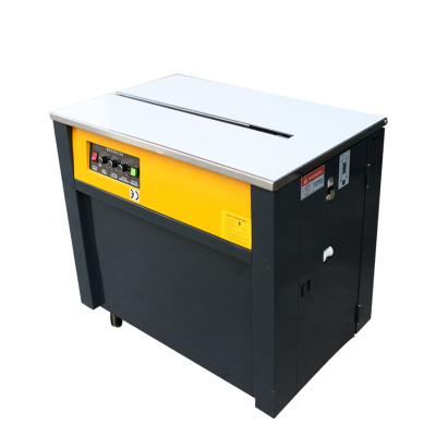 China machinery & PP Belt China Material Cheap Vertical Semi Automatic Tabletop And Horizontal High Carton Plastic Box Strapping Machine for sale