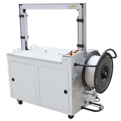 China Easy Automatic Simple Operation PP Plastic Belt Carton Strapping Automatic Side Bottom Paper Roll Sealing Strapping Machine for sale