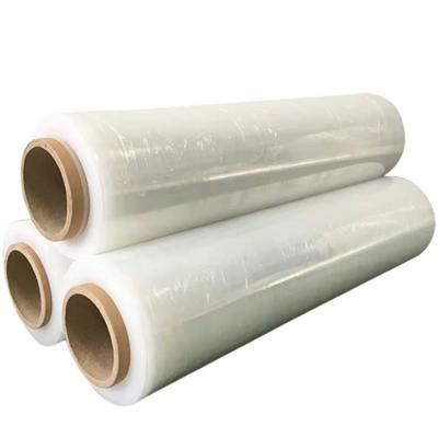 China 200% Extension Strength Moisture Proof High Quality Transparent Stretch Film for sale