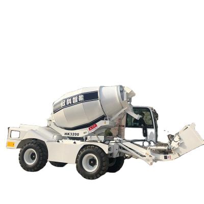 China Construction worksÂ   5.5 cubic meter automatic feeding concrete mixer with lift bucket and weighting system for sale